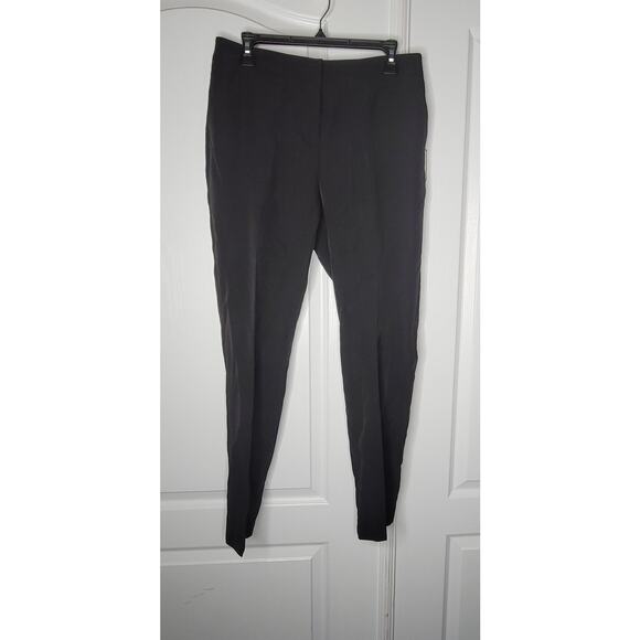 Laundry by Shelli Segal Size 10 Black Pants Trousers Flat Front career casual - Picture 1 of 6